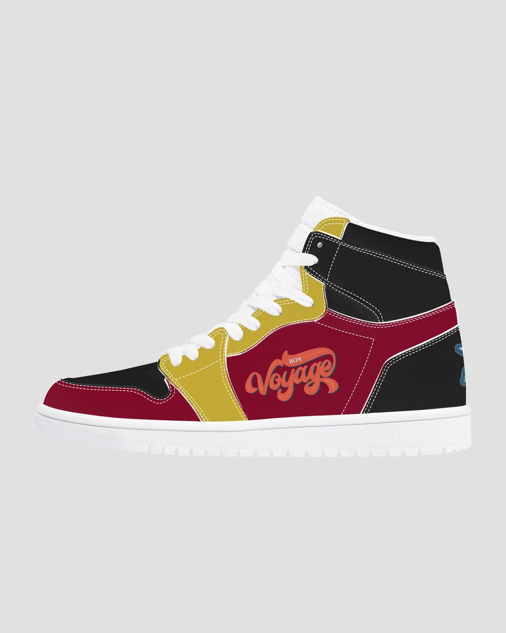 1-Main_BON VOYAGE High Top Synthetic Leather Sneaker