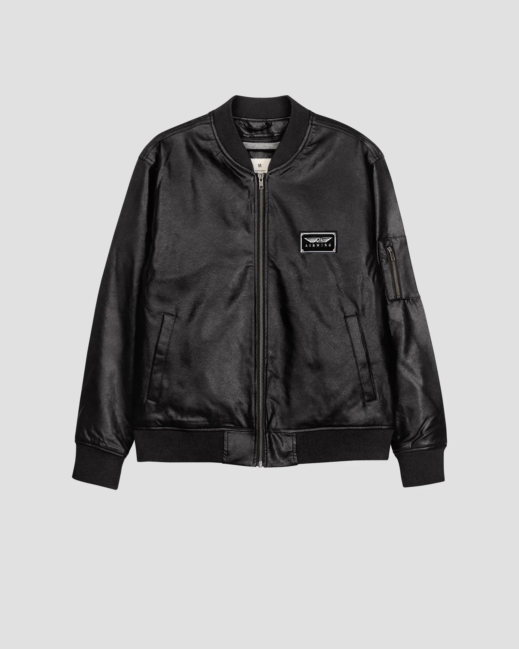 airwing_leather_bomber_Jacket_front